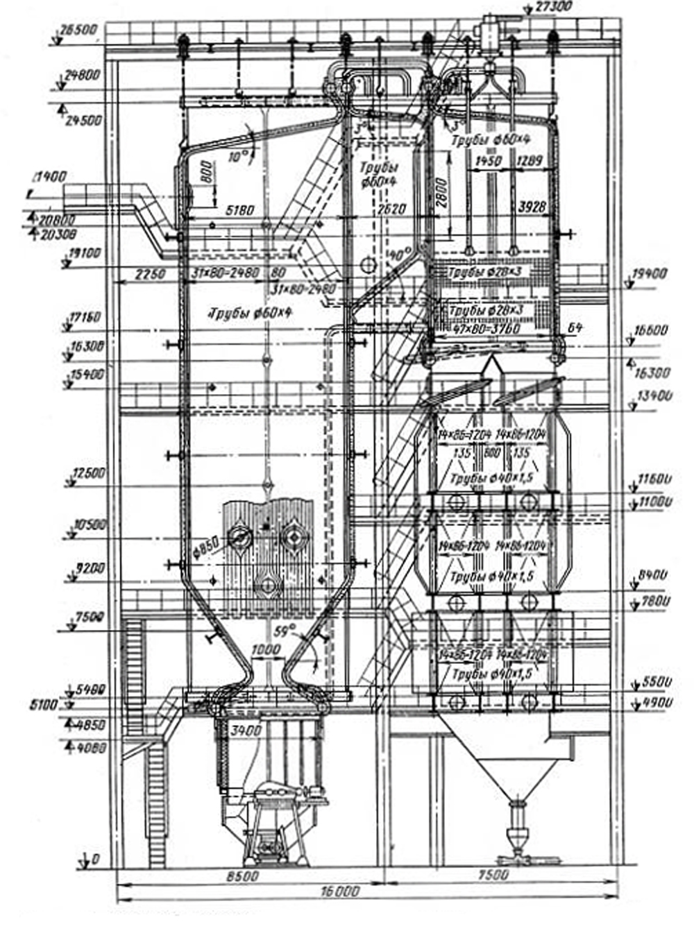 Стальной водогрейные котел ДорКЗ для твердого топлива Стальной водогрейные котел ДорКЗ