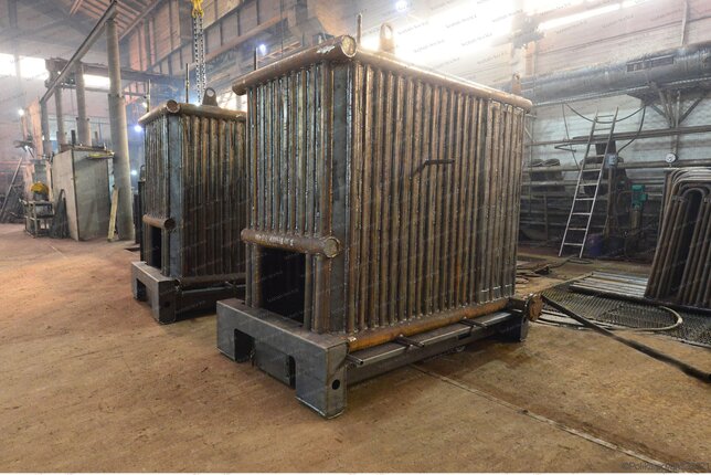 Водогрейный котел 0.63 с ОУР - изготовление