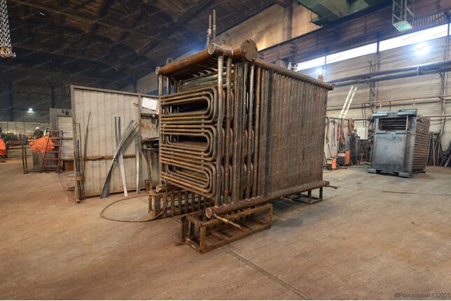 Котлы 1250 кВт уголь дрова - изготовление