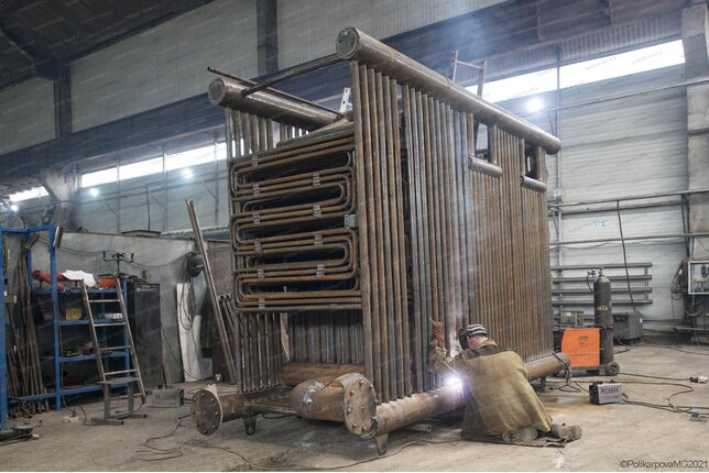 Изготовление котла 3.5 МВт с топкой ЗП РПК