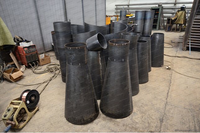 Изготовление промышленных циклонов ЦН 11 600 6УП