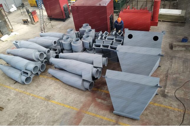 Производство промышленных циклонов ЦН 15 600 1УП