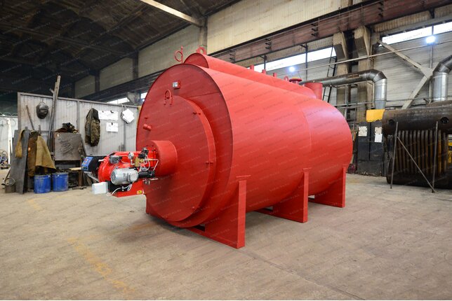 Парогенератор промышленный на газу 1200 кг с температурой 130 С